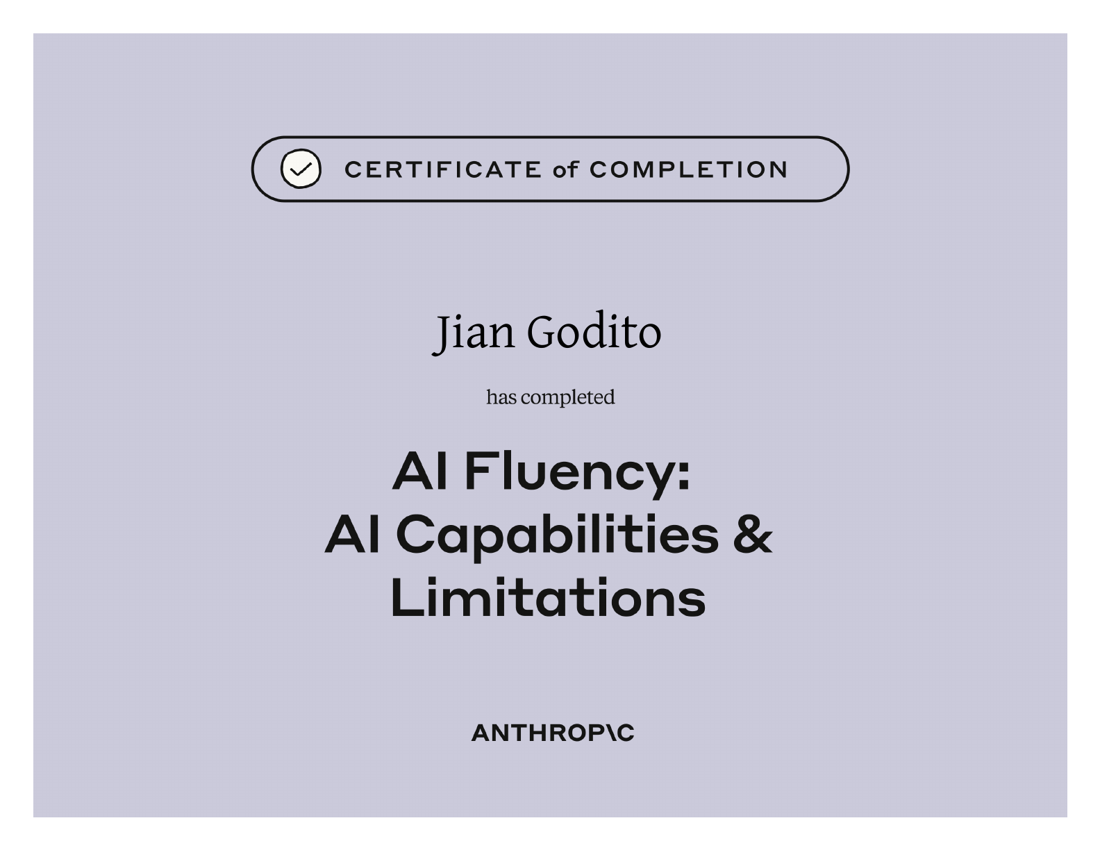 AI Fluency: AI Capabilities & Limitations