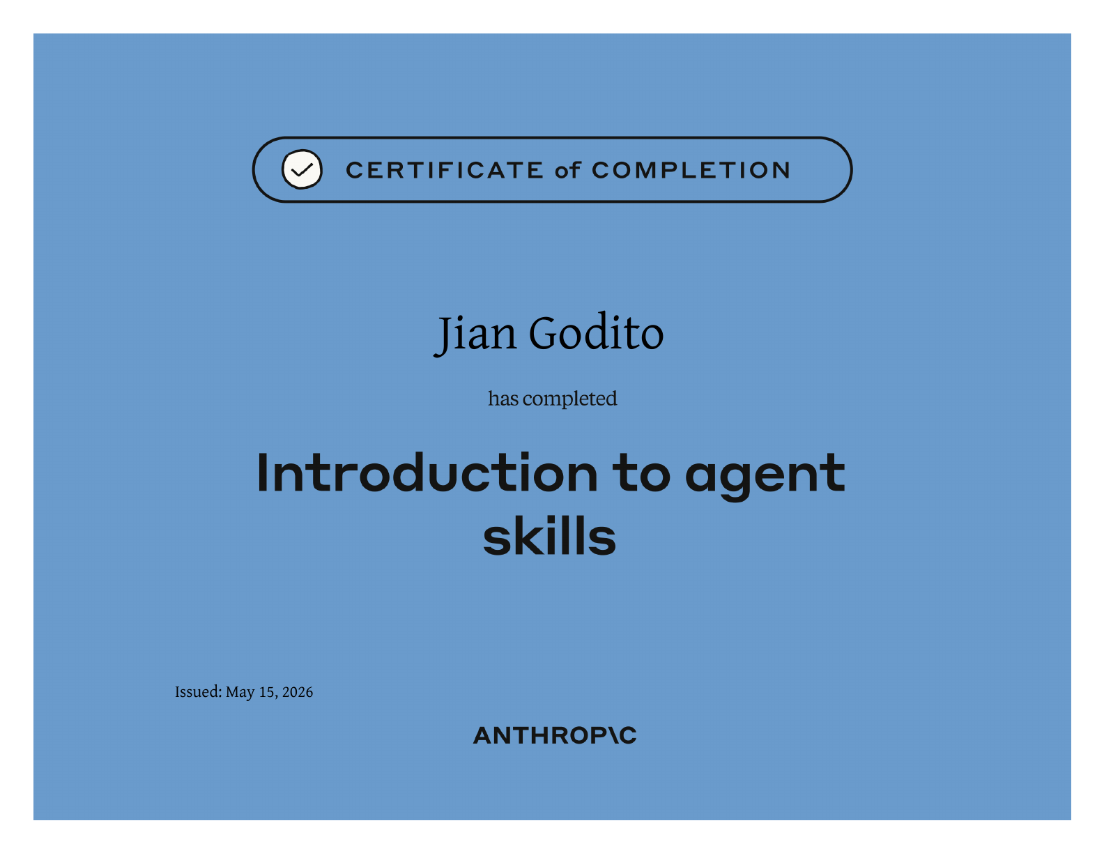 Introduction to agent skills